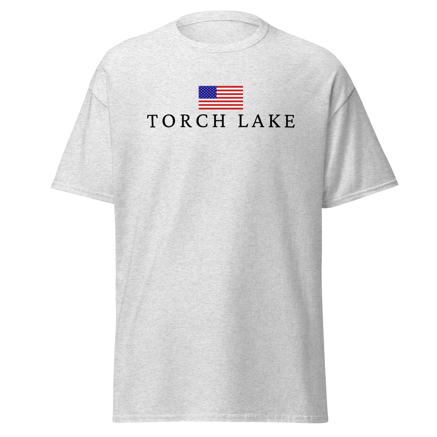 Torch Lake American Flag Tee