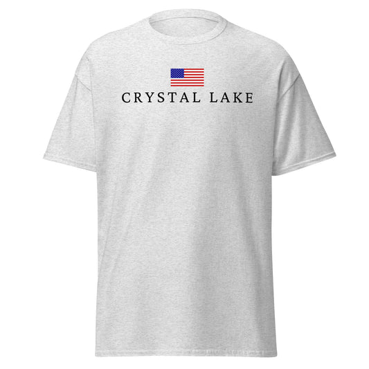 Crystal Lake American Flag Tee