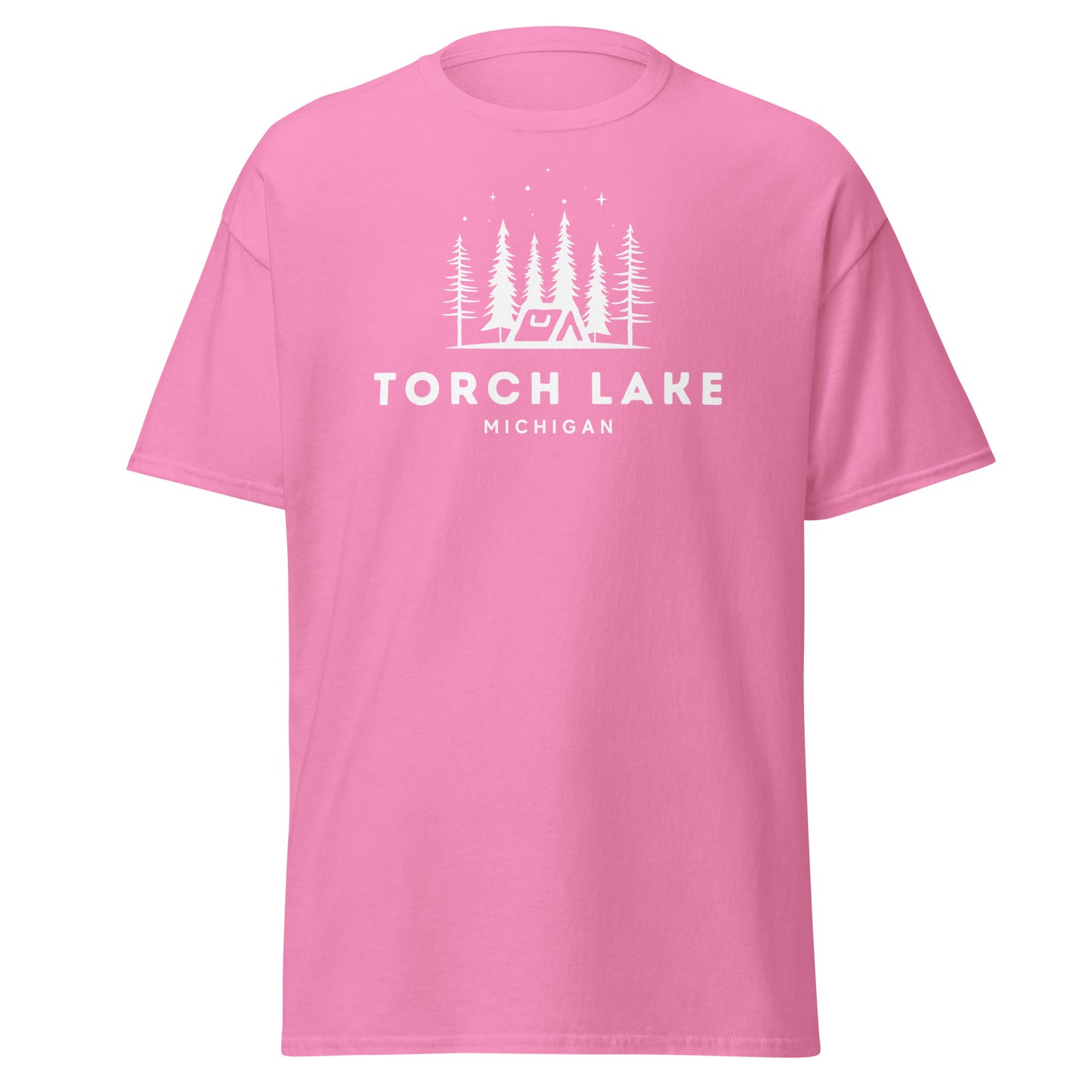 Torch Lake Night Camping Tee