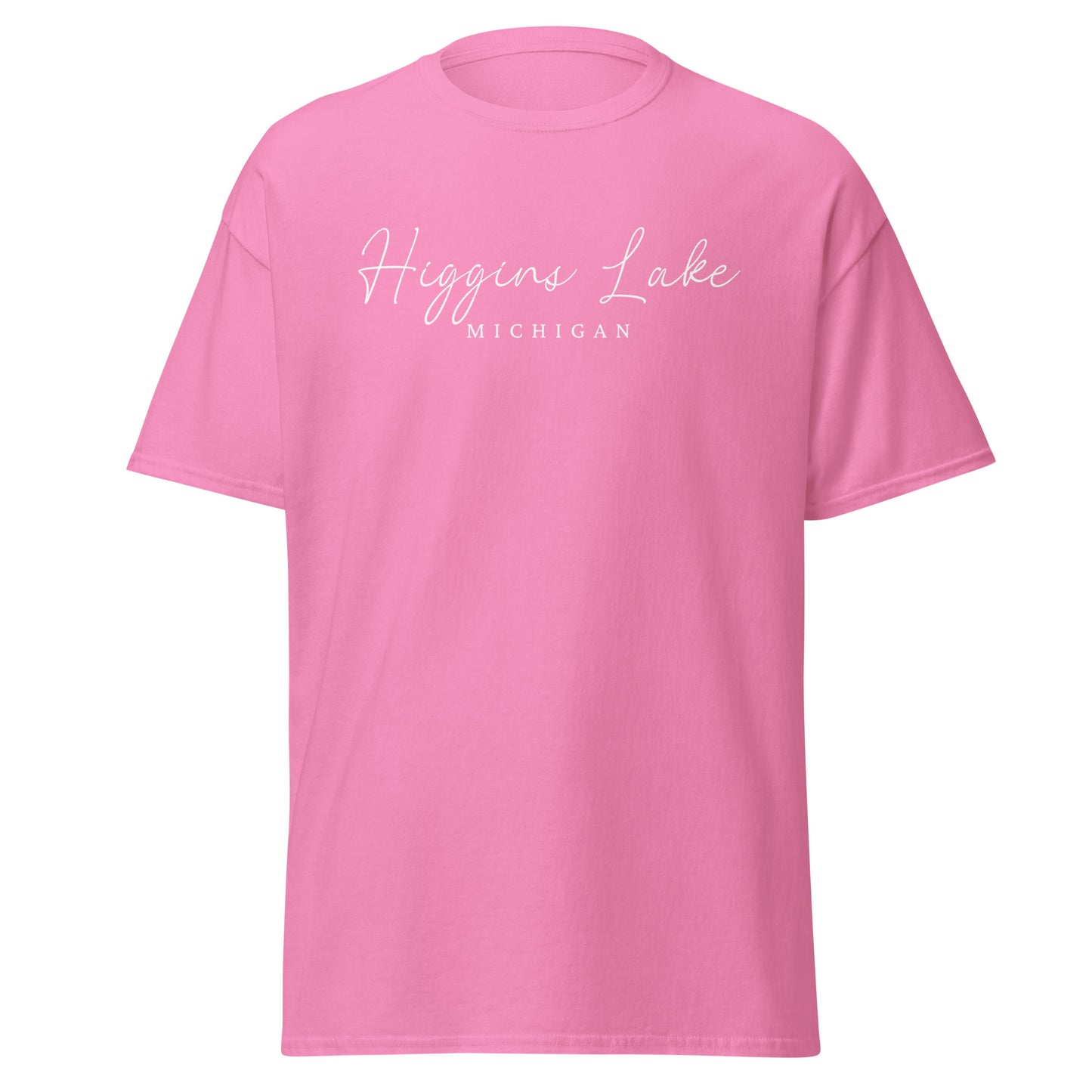 Higgins Lake Script Tee