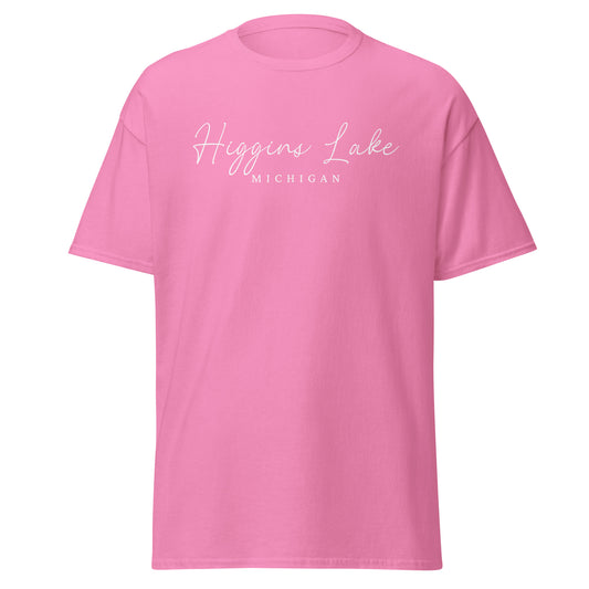 Higgins Lake Script Tee