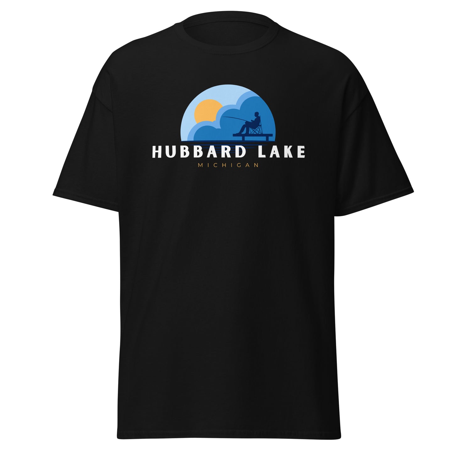 Hubbard Lake Dock Fishing Tee