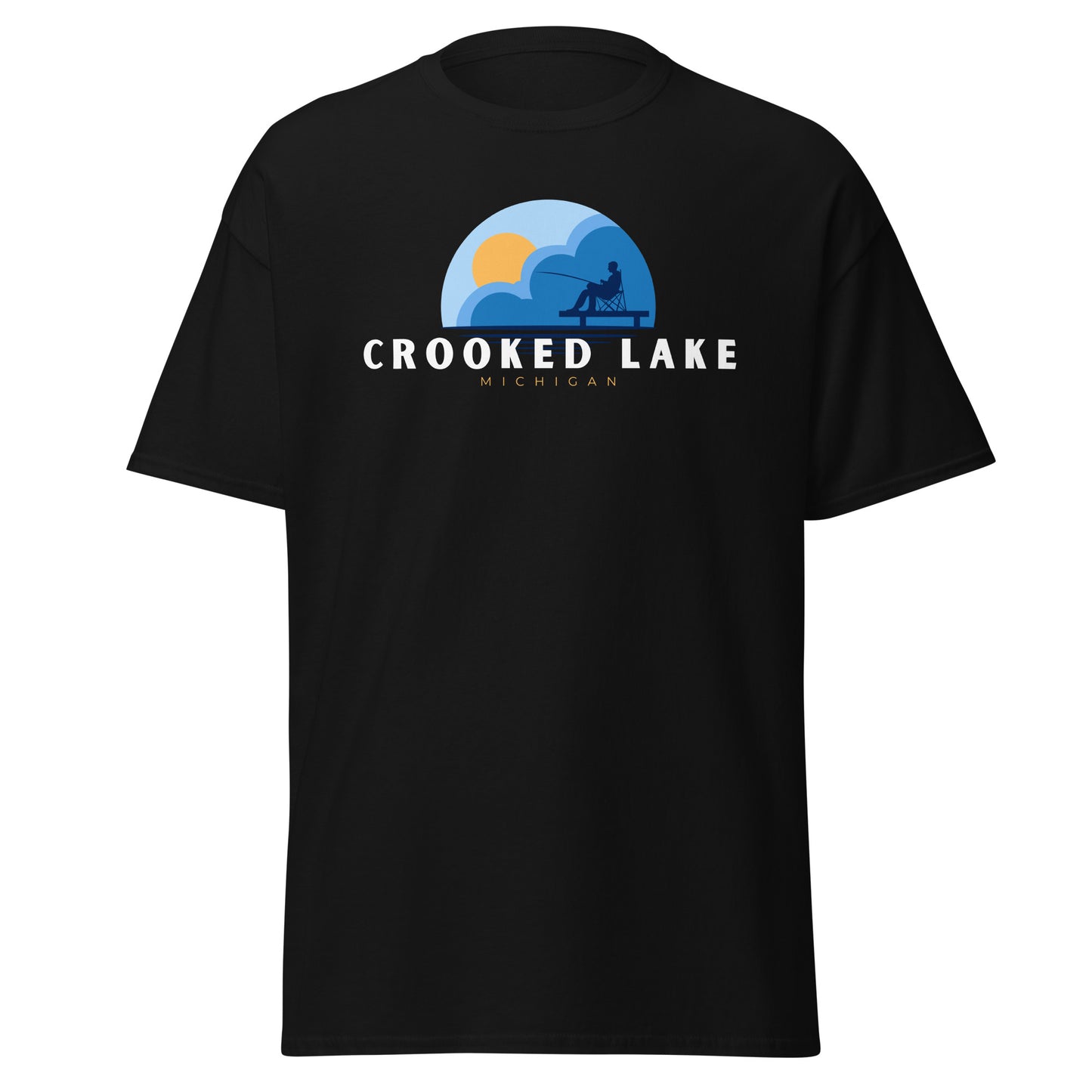 Crooked Lake Dock Fishing Tee