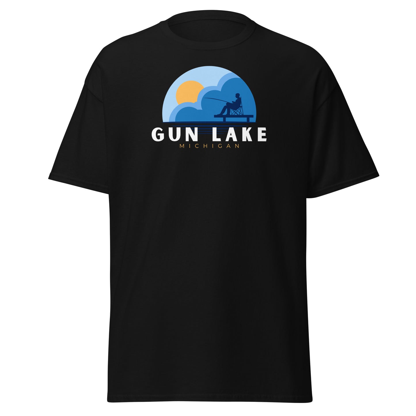 Gun Lake Dock Fishing Tee