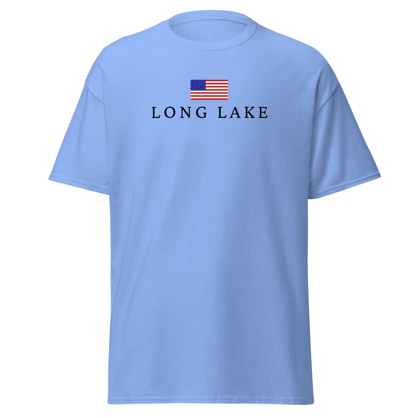 Long Lake American Flag Tee