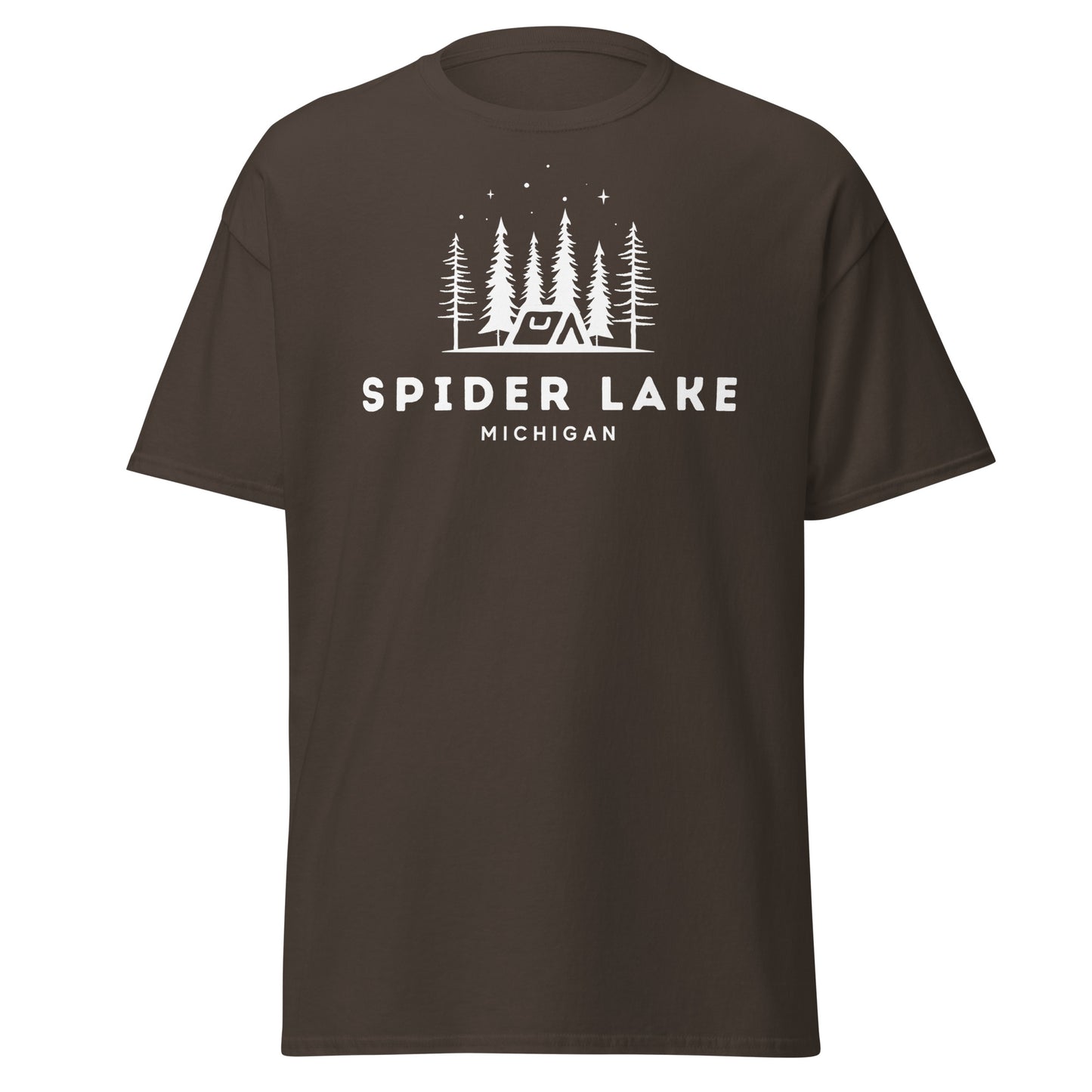 Spider Lake Night Camping Tee