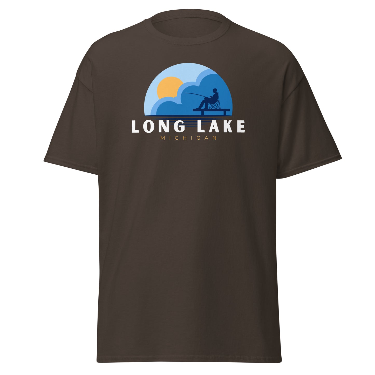 Long Lake Dock Fishing Tee