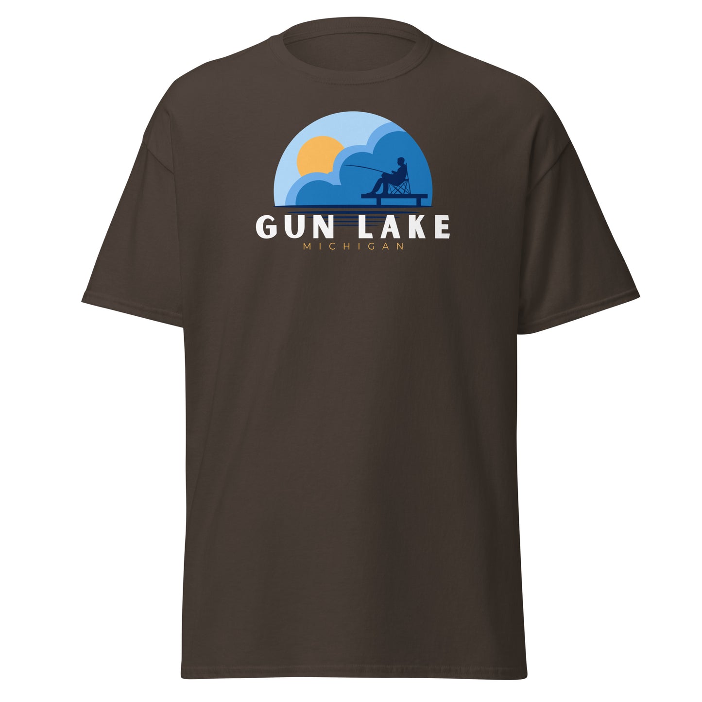 Gun Lake Dock Fishing Tee