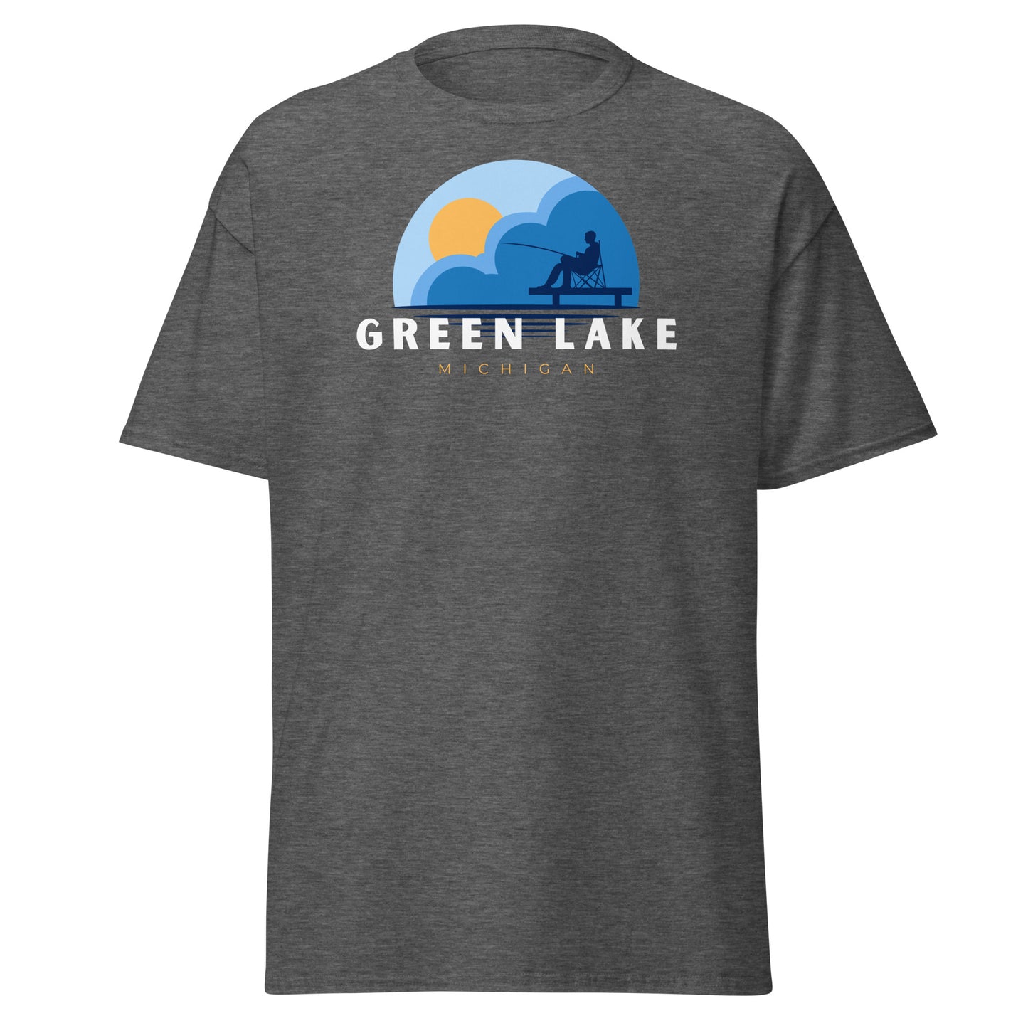 Green Lake Dock Fishing Tee