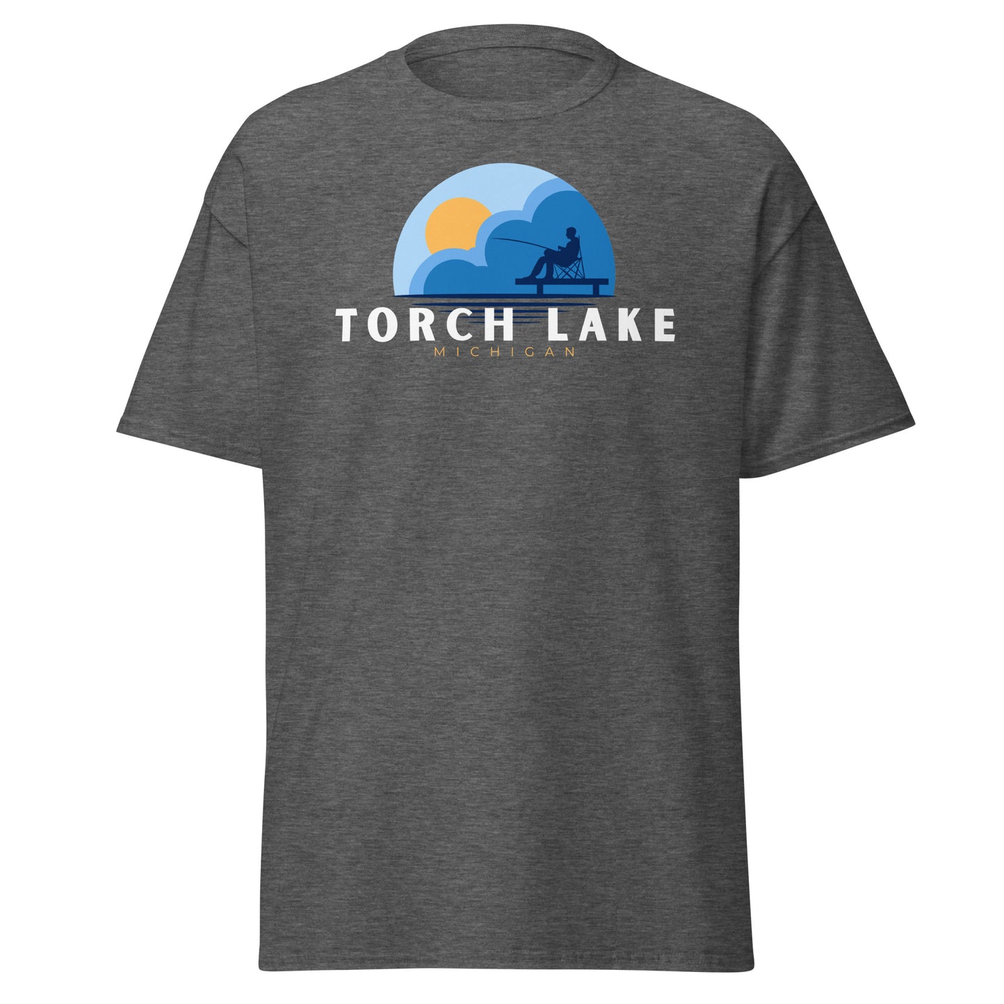 Torch Lake Dock Fishing Tee