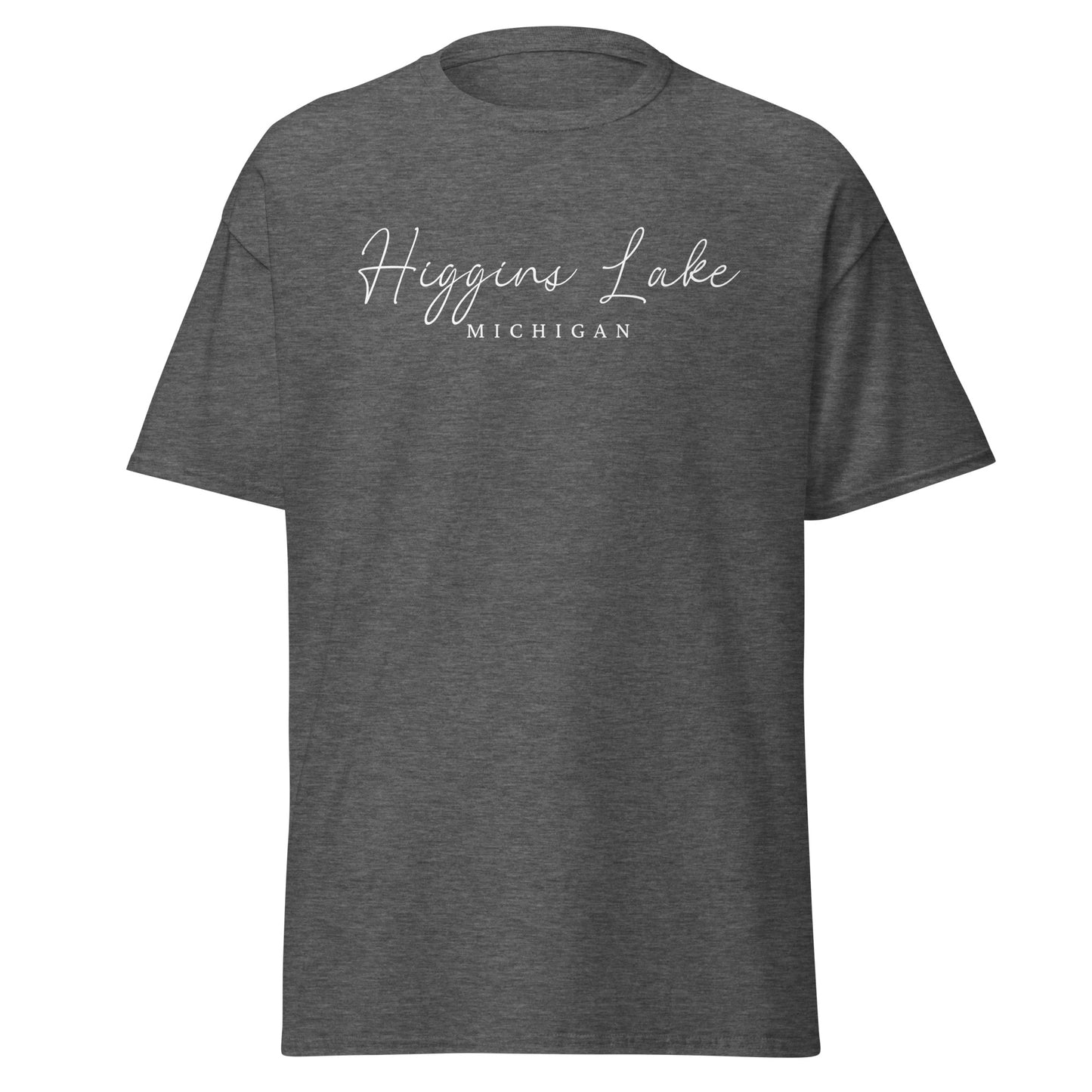 Higgins Lake Script Tee