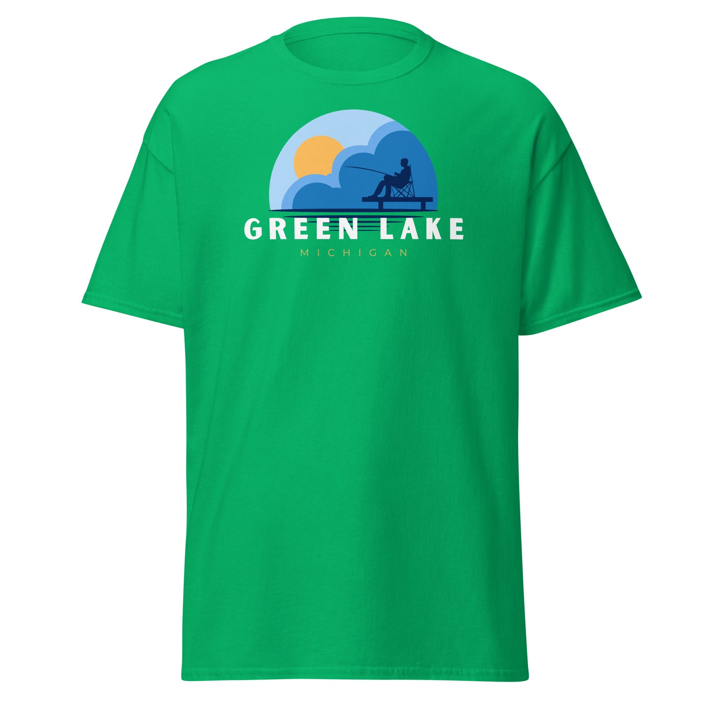 Green Lake Dock Fishing Tee