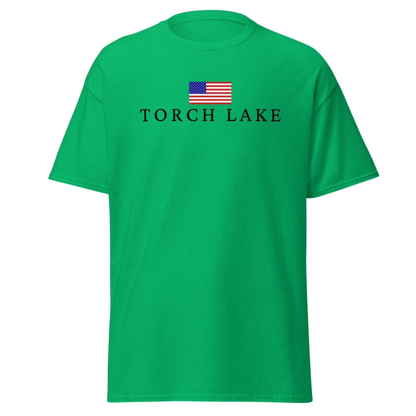 Torch Lake American Flag Tee