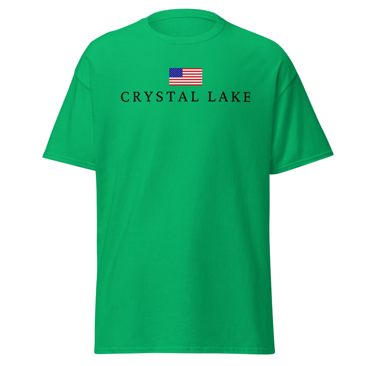 Crystal Lake American Flag Tee