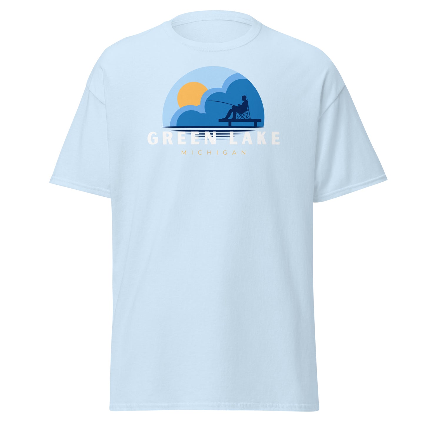 Green Lake Dock Fishing Tee