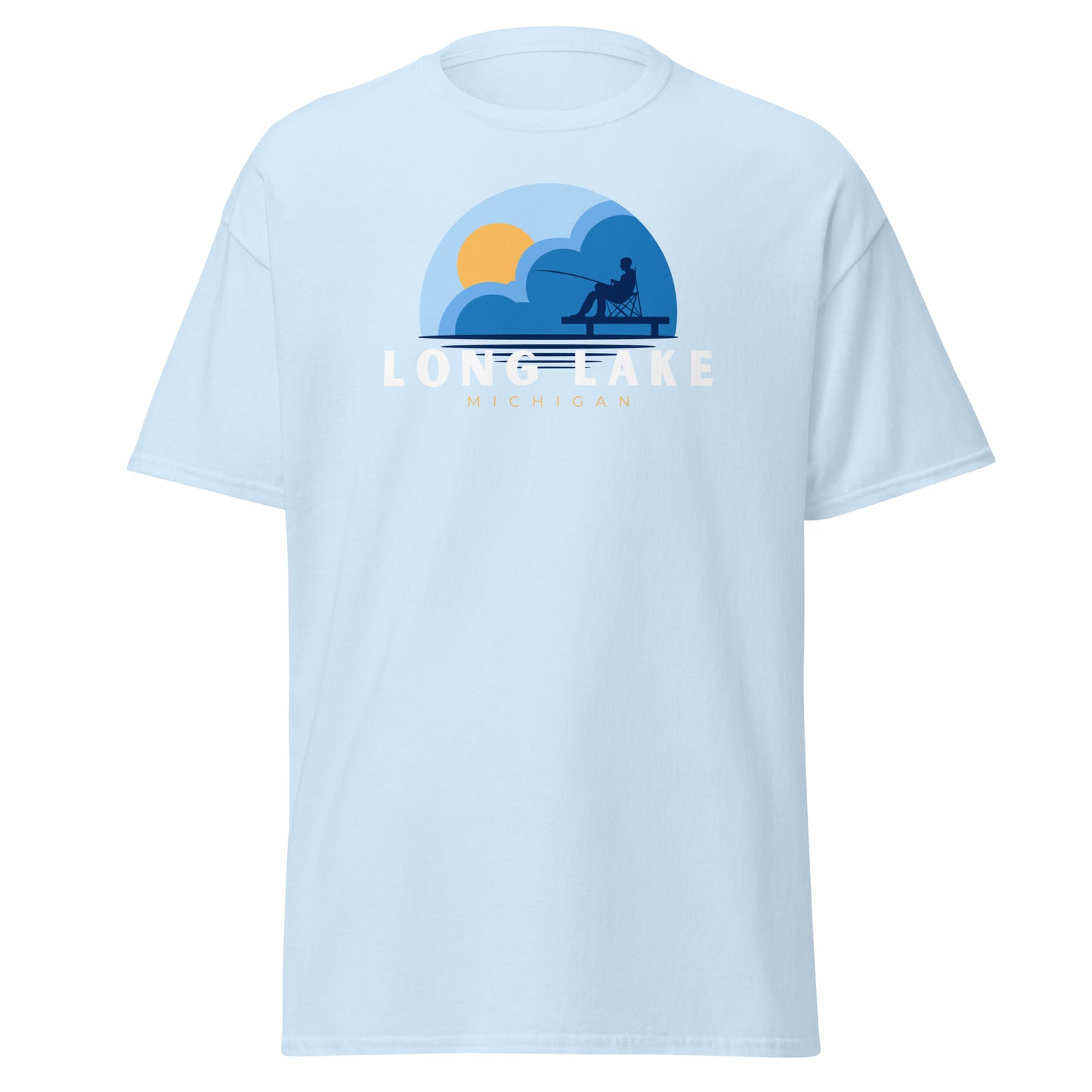 Long Lake Dock Fishing Tee