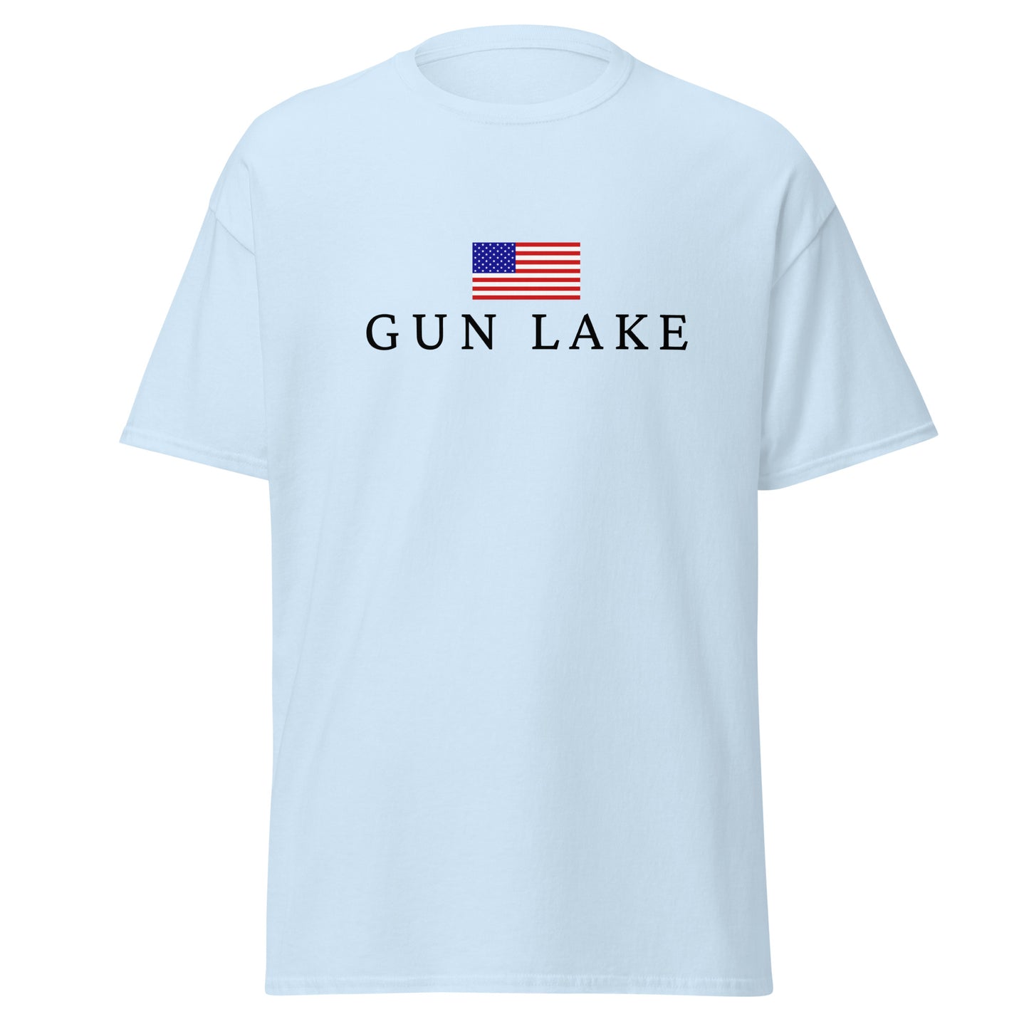 Gun Lake American Flag Tee