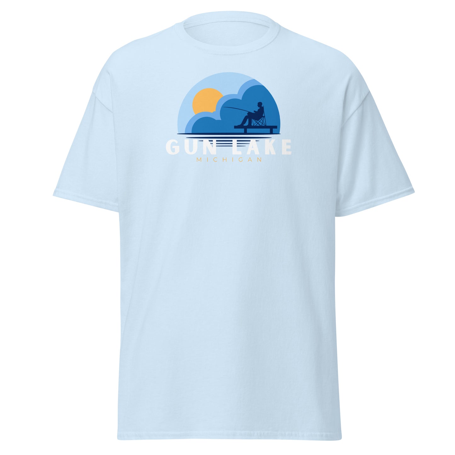 Gun Lake Dock Fishing Tee