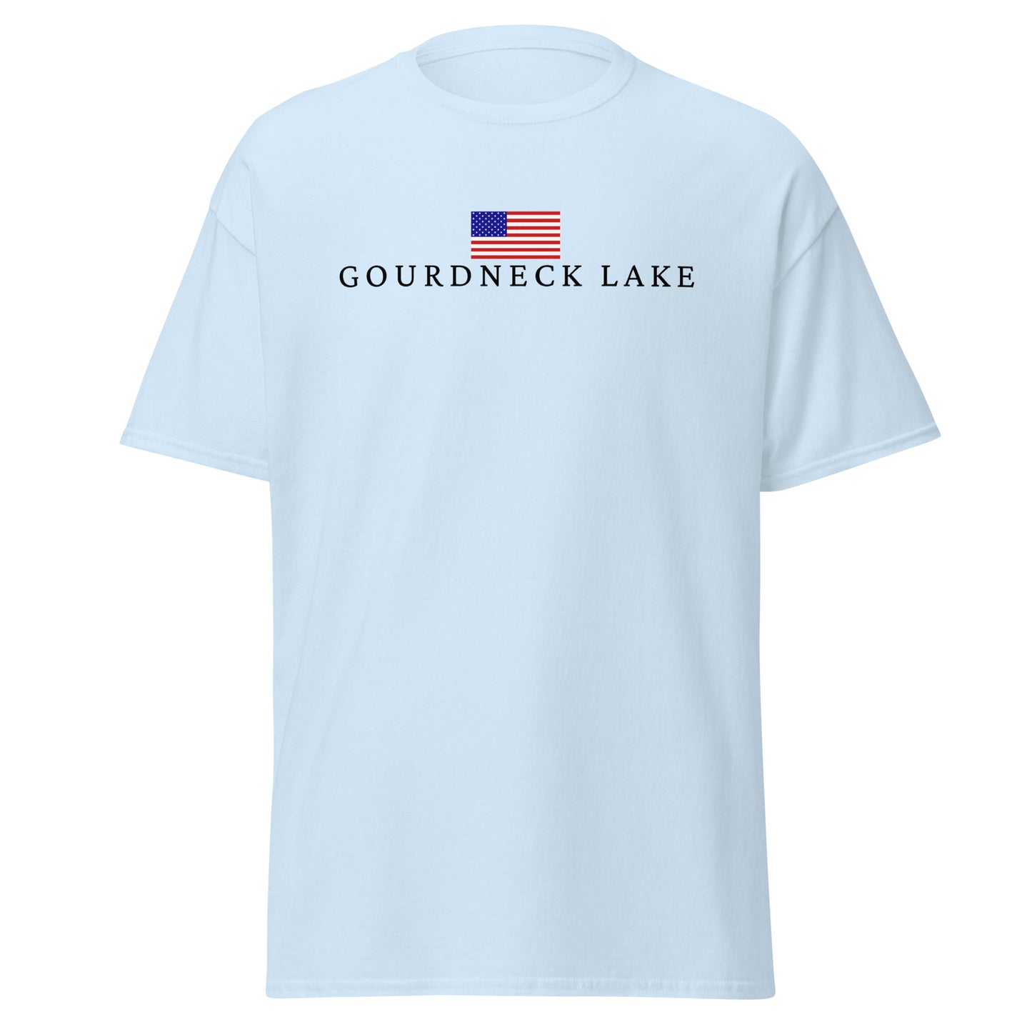 Gourdneck Lake American Flag Tee