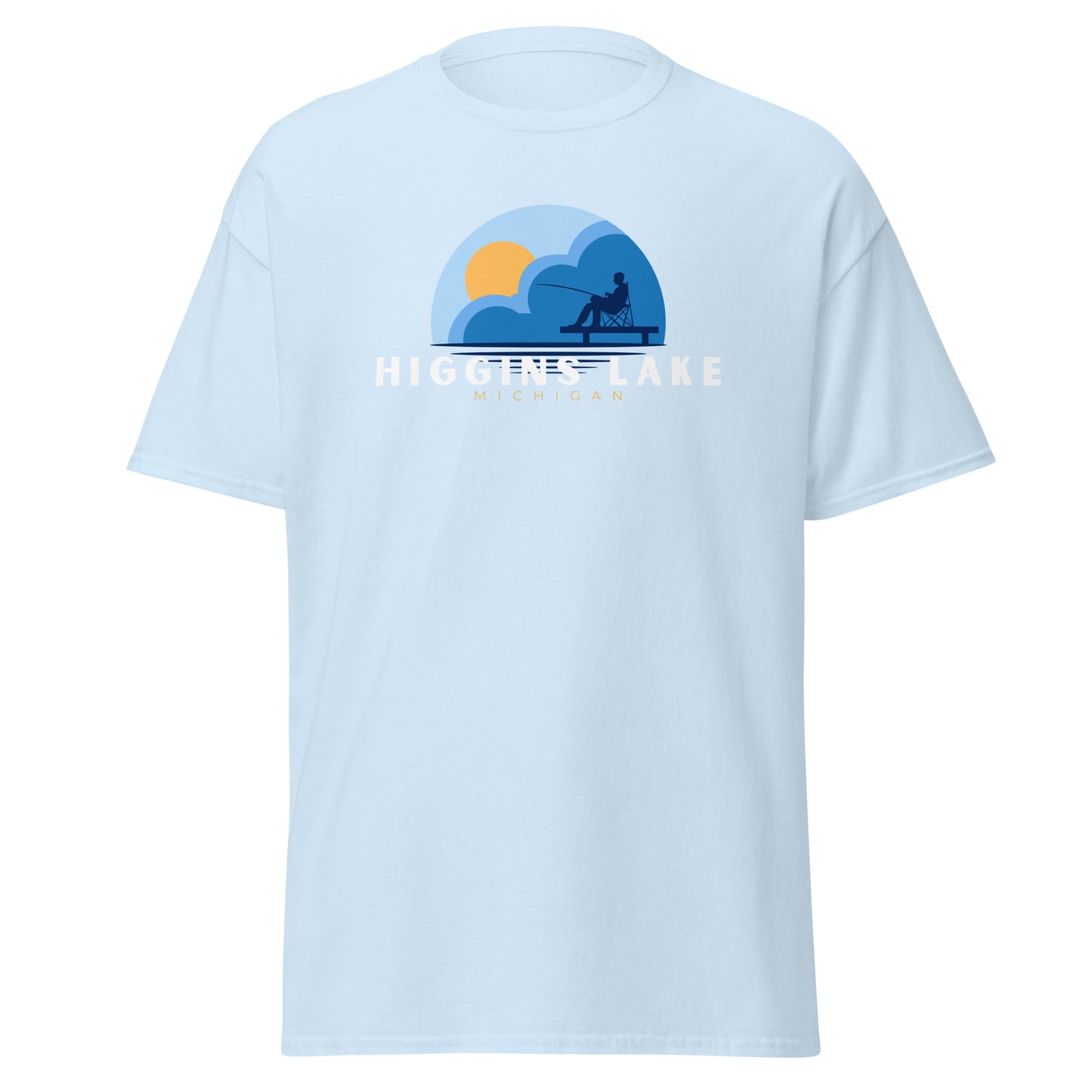 Higgins Lake Dock Fishing Tee