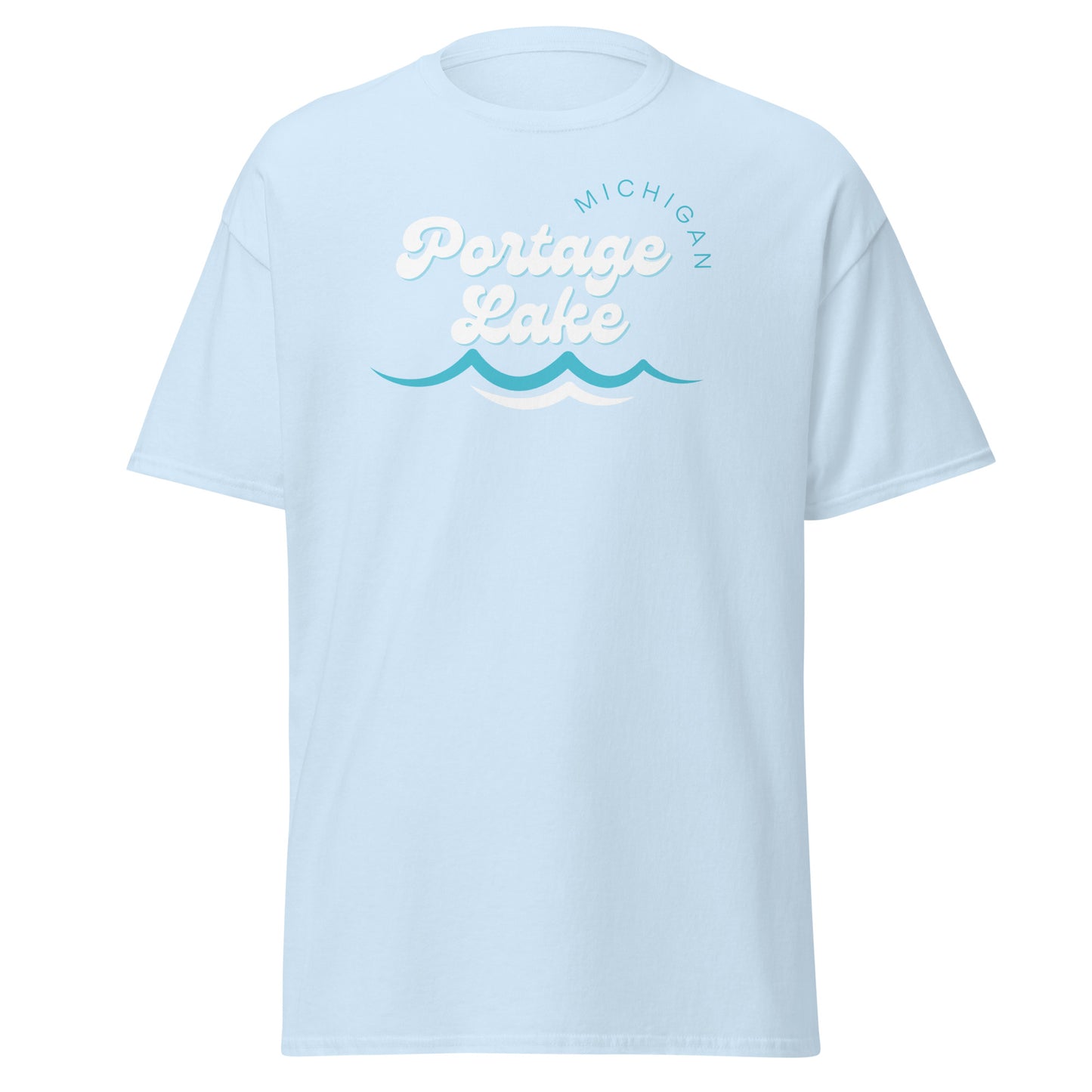 Portage Lake Waves Tee