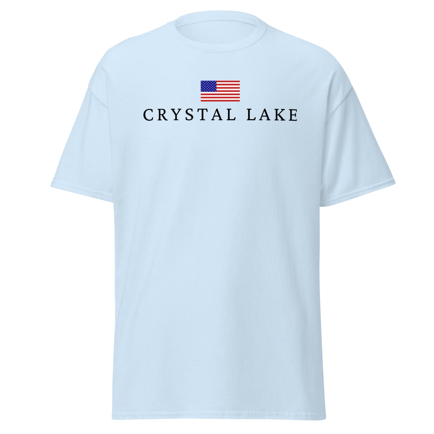 Crystal Lake American Flag Tee