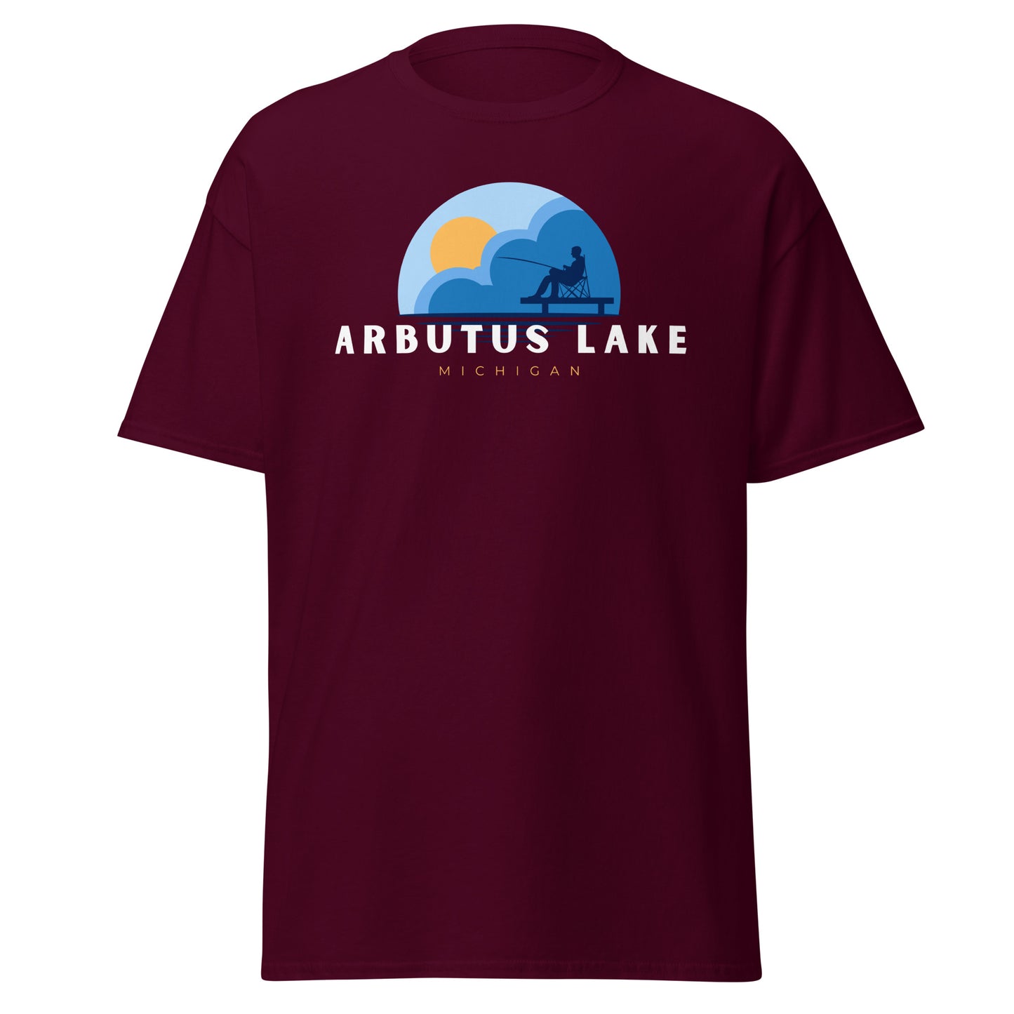 Arbutus Lake Dock Fishing Tee