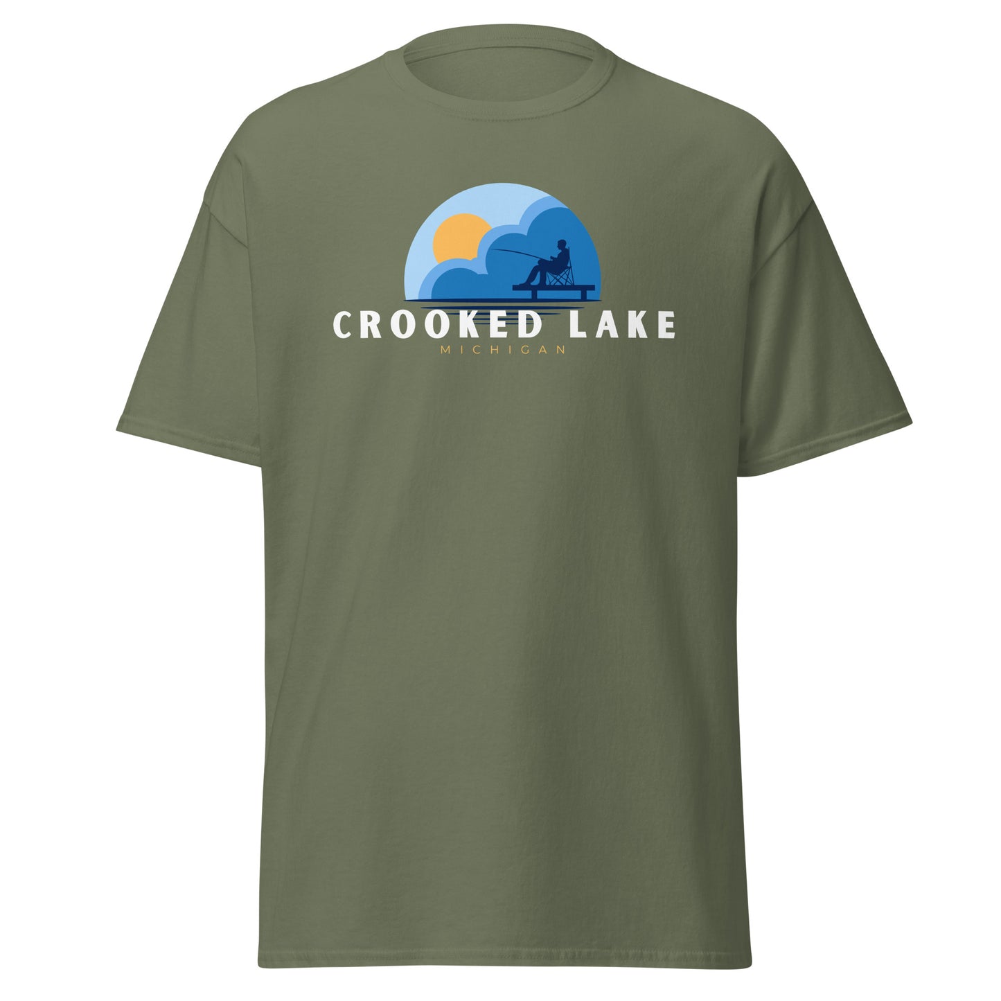 Crooked Lake Dock Fishing Tee