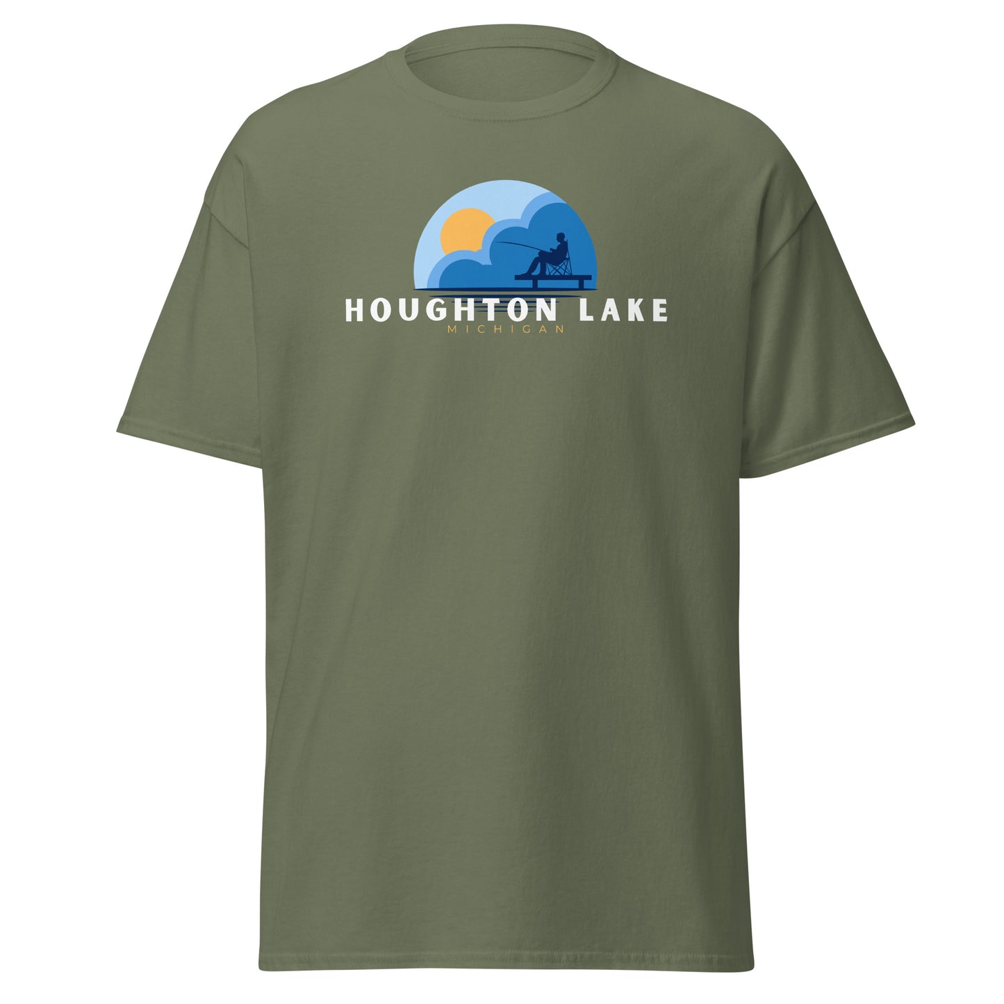 Houghton Lake Dock Fishing Tee