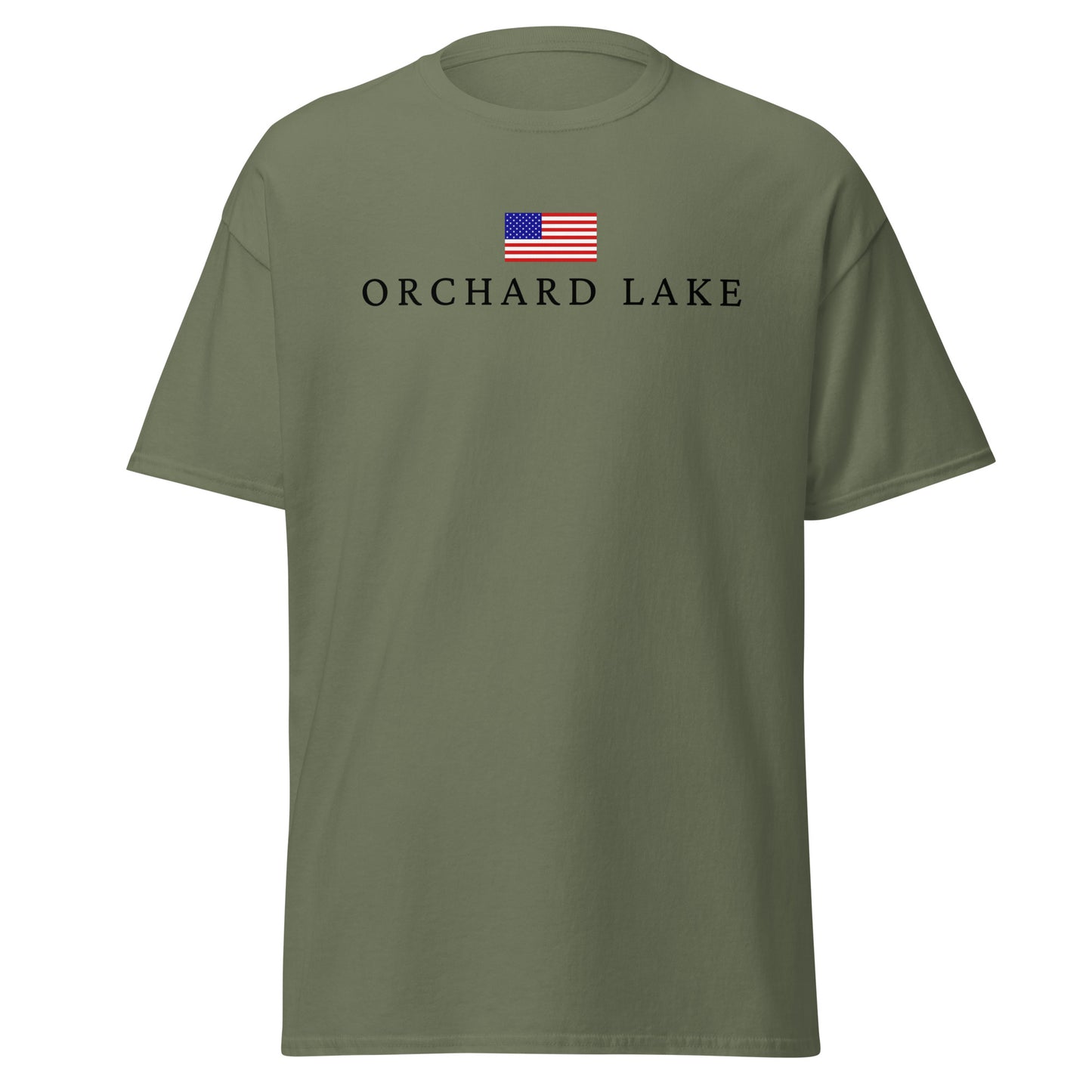 Orchard Lake American Flag Tee