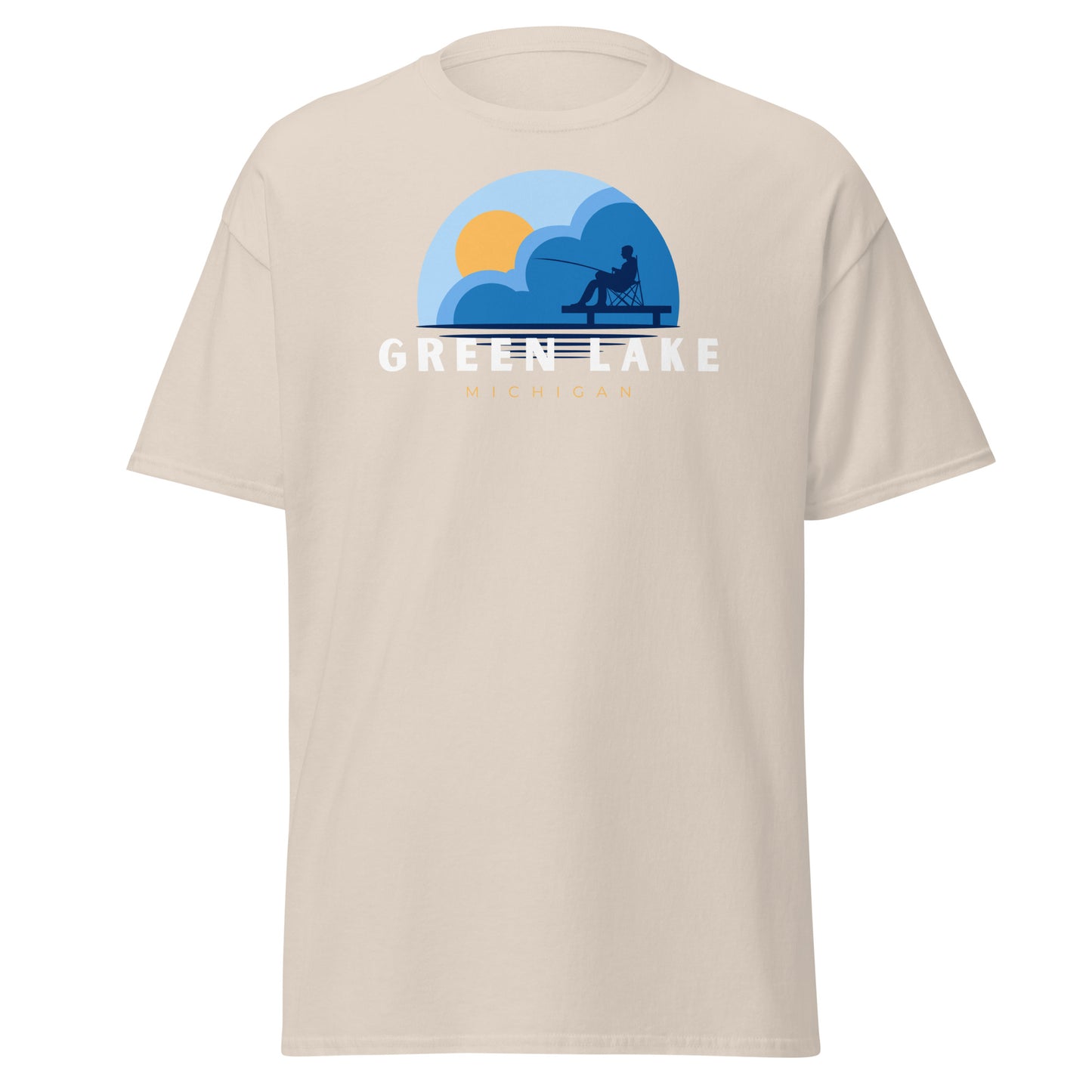 Green Lake Dock Fishing Tee