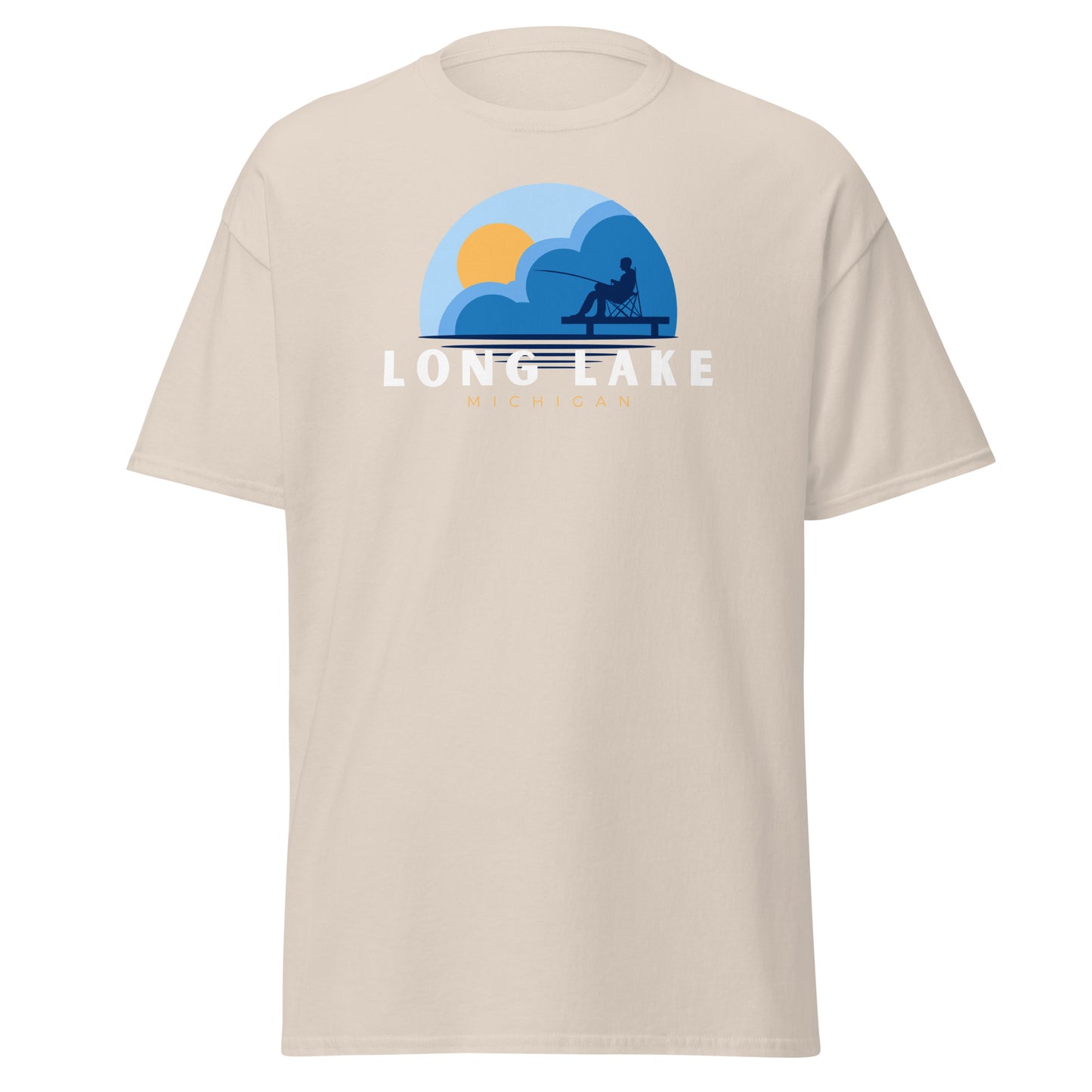 Long Lake Dock Fishing Tee