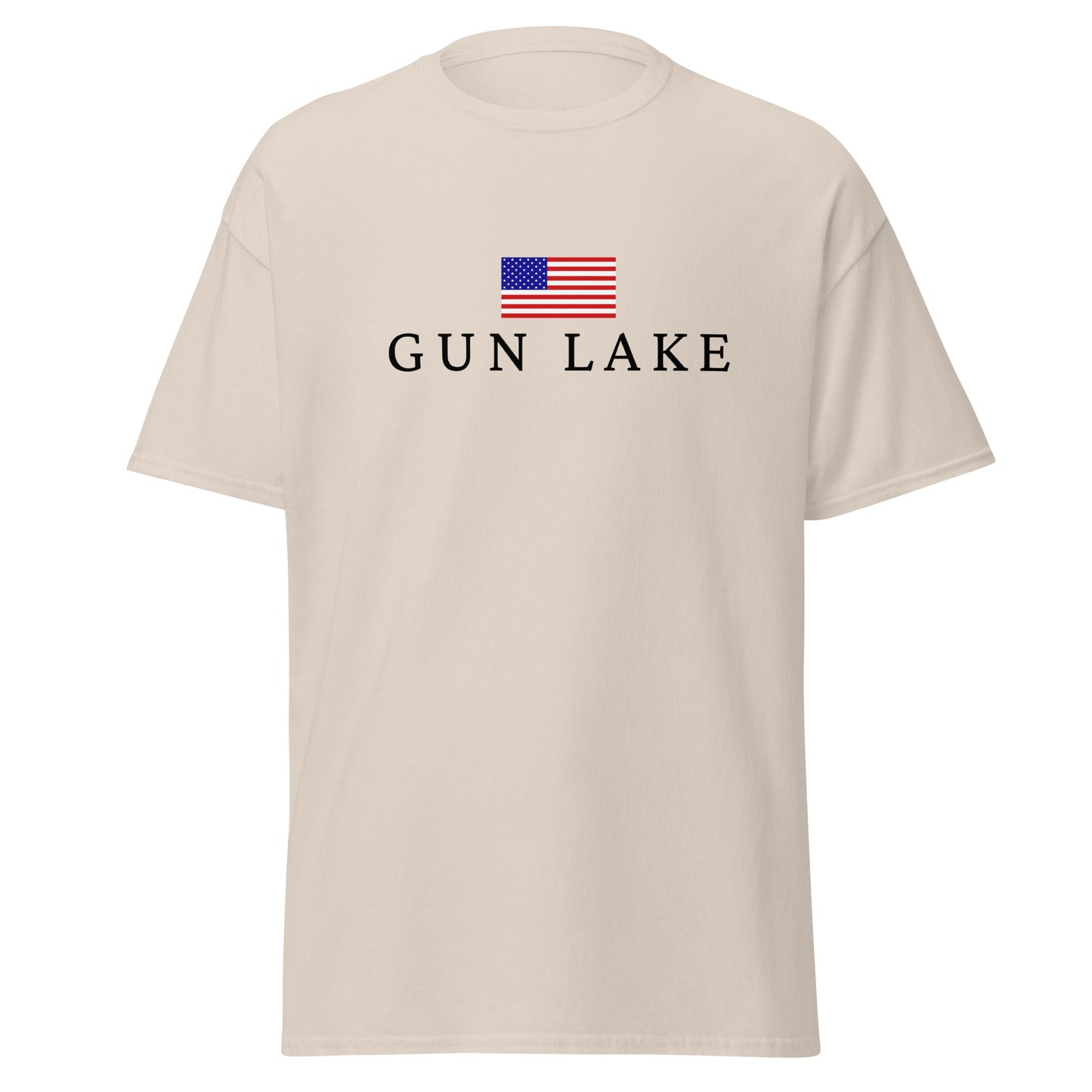 Gun Lake American Flag Tee