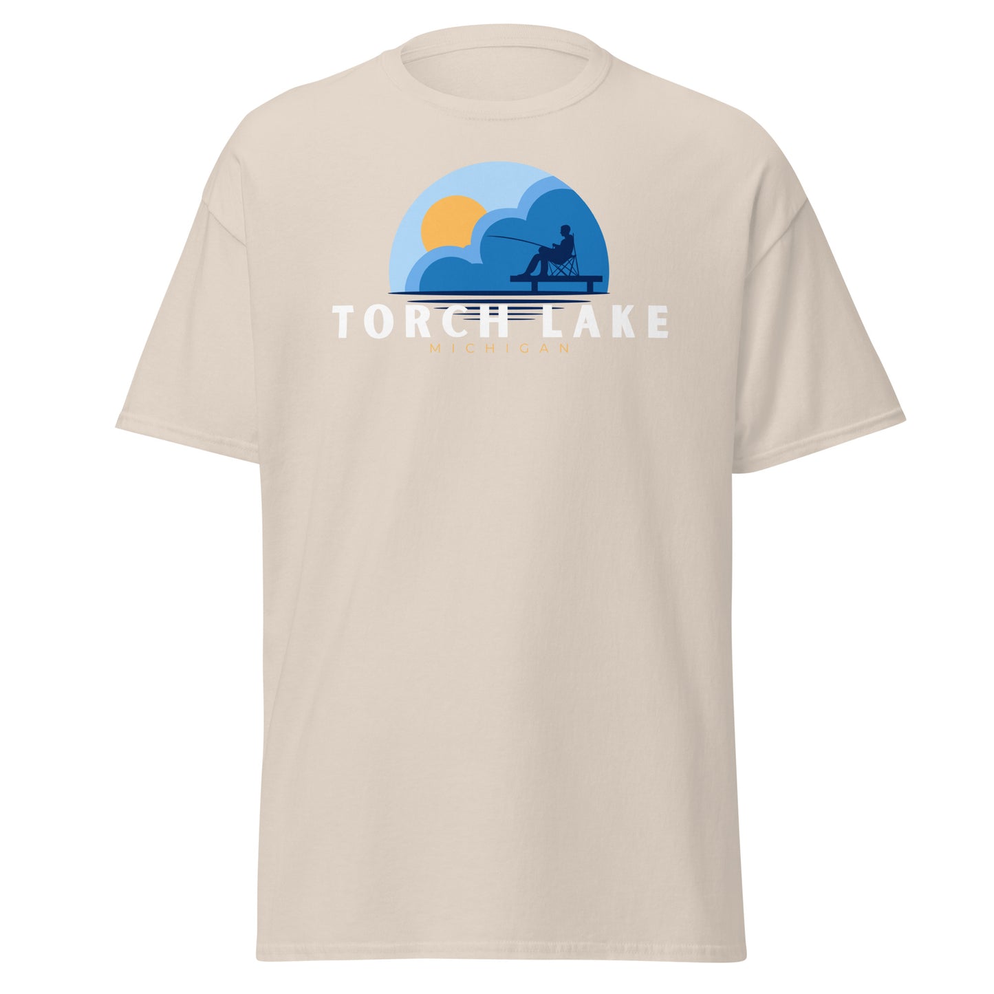 Torch Lake Dock Fishing Tee