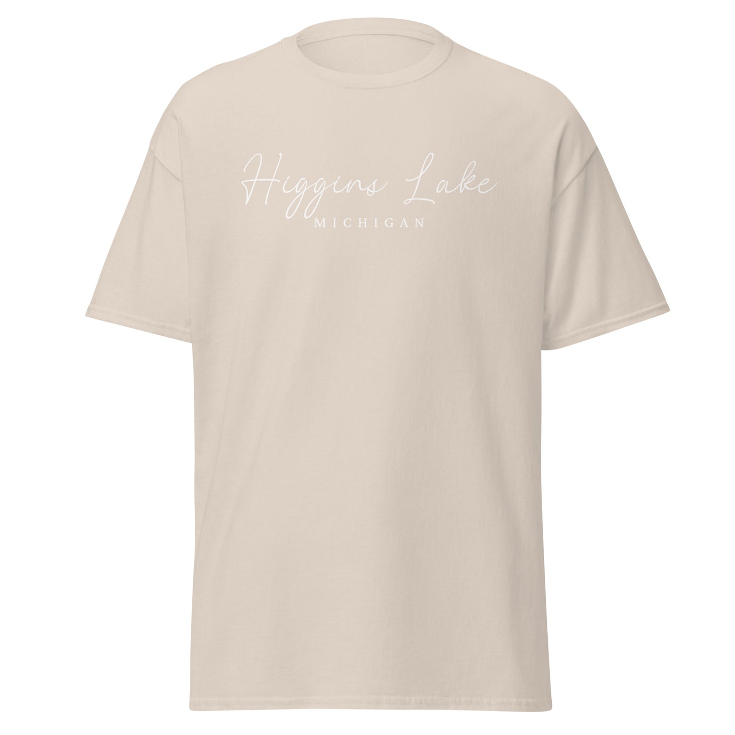 Higgins Lake Script Tee