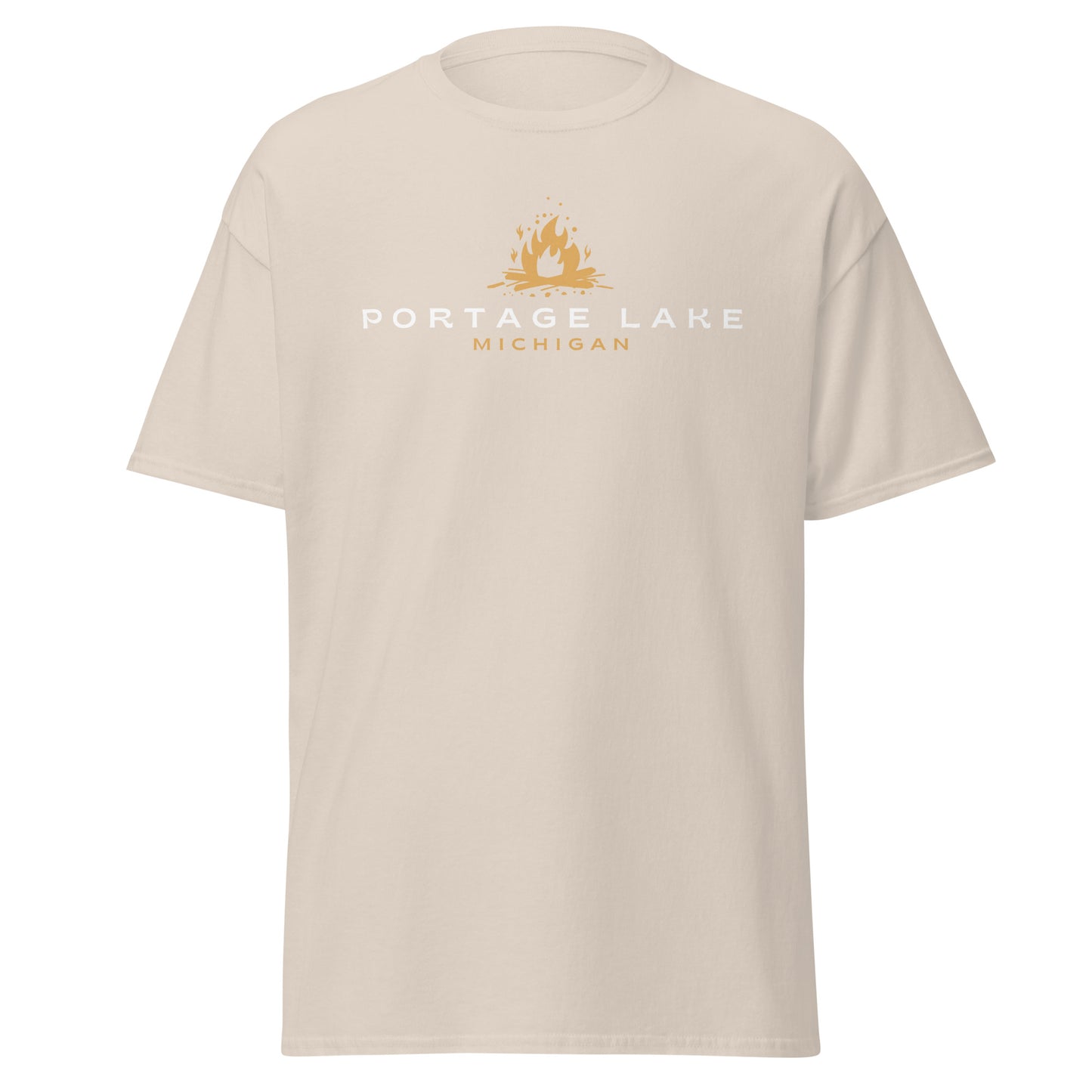 Portage Lake Campfire Tee