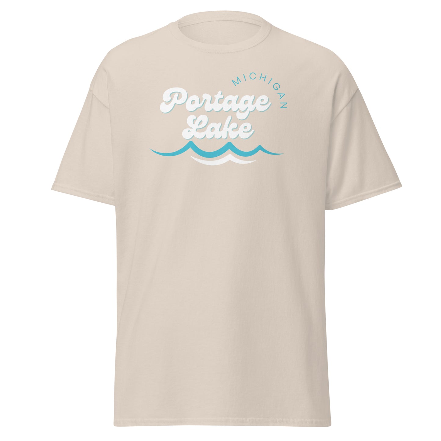 Portage Lake Waves Tee