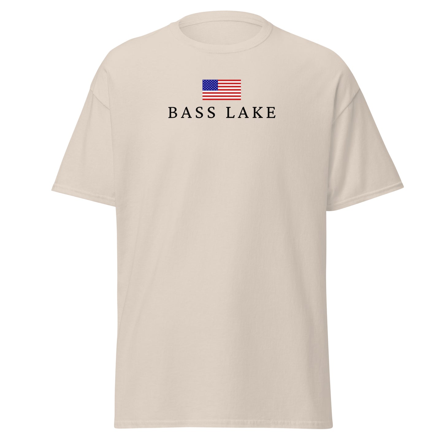 Bass Lake American Flag Tee