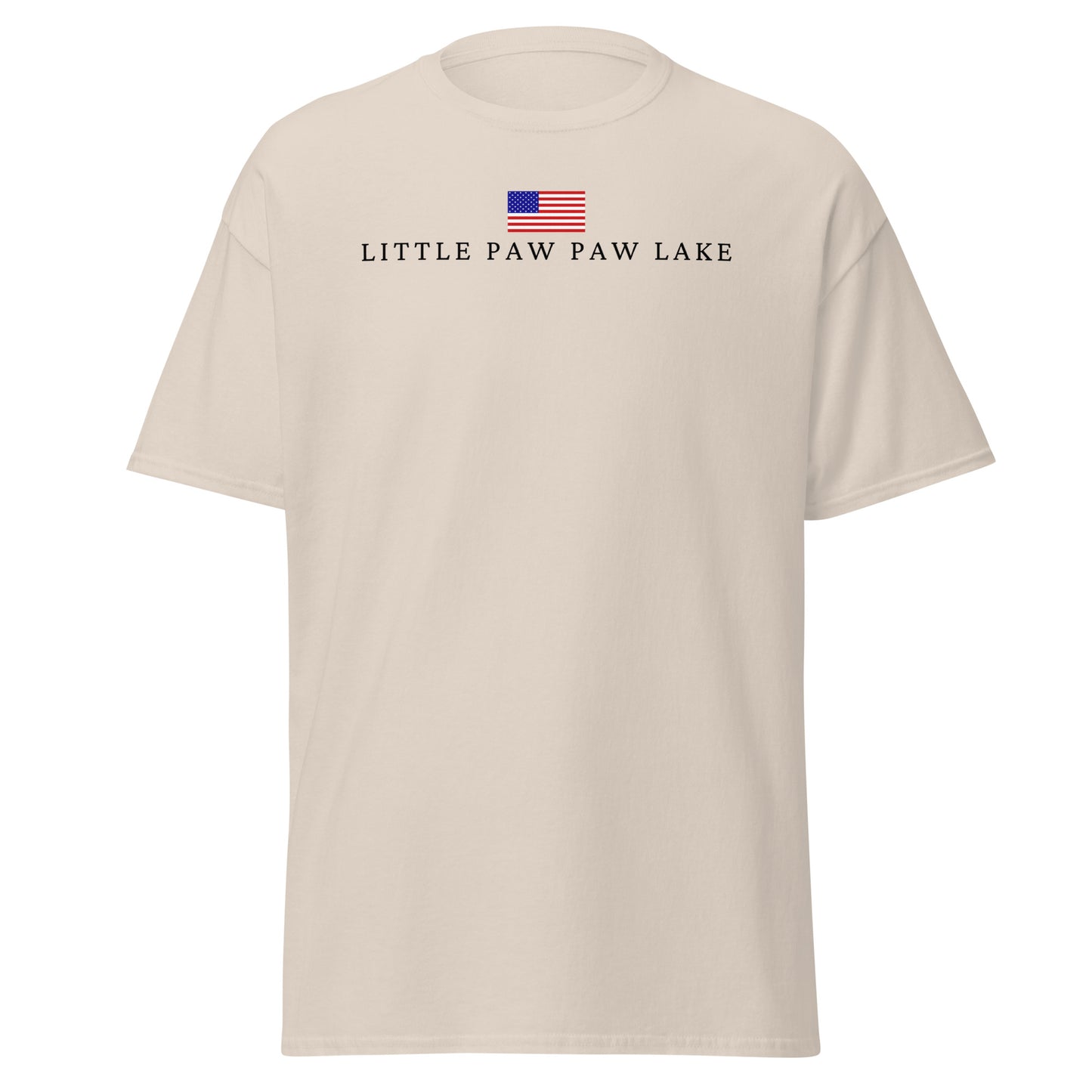 Little Paw Paw Lake American Flag Tee