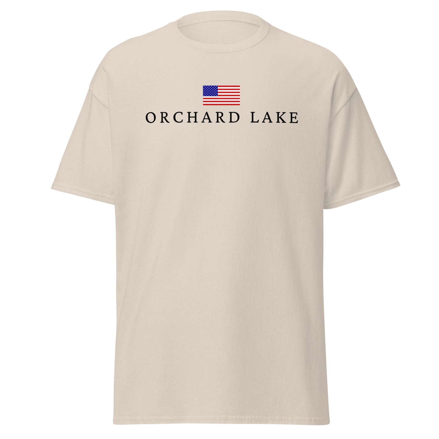 Orchard Lake American Flag Tee