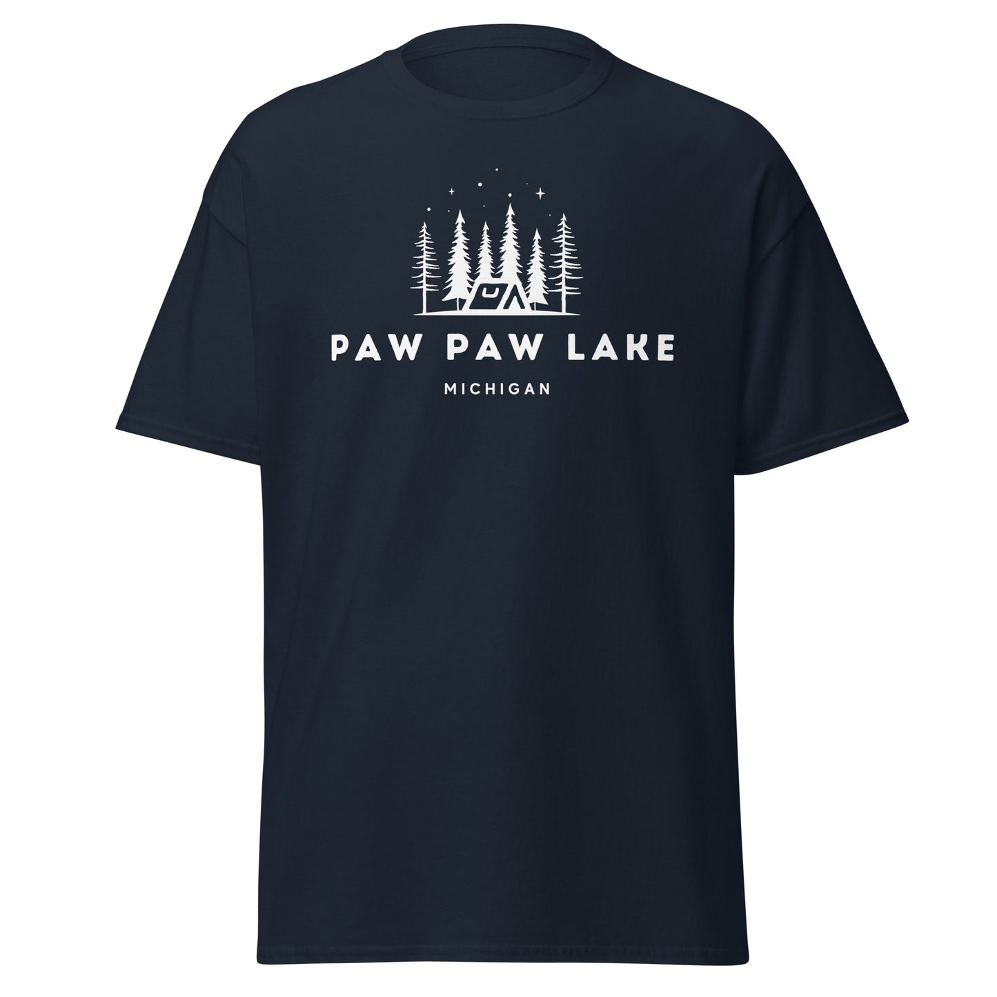 Paw Paw Lake Night Camping Tee