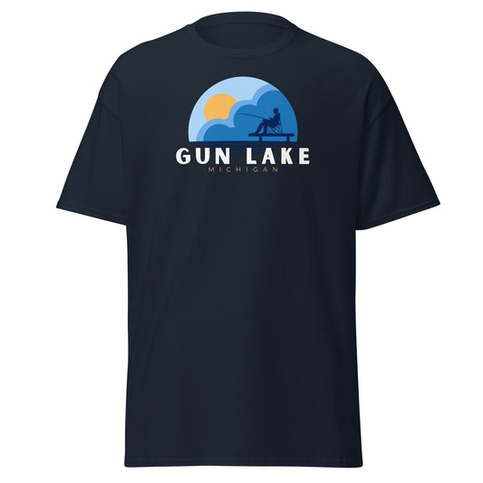 Gun Lake Dock Fishing Tee