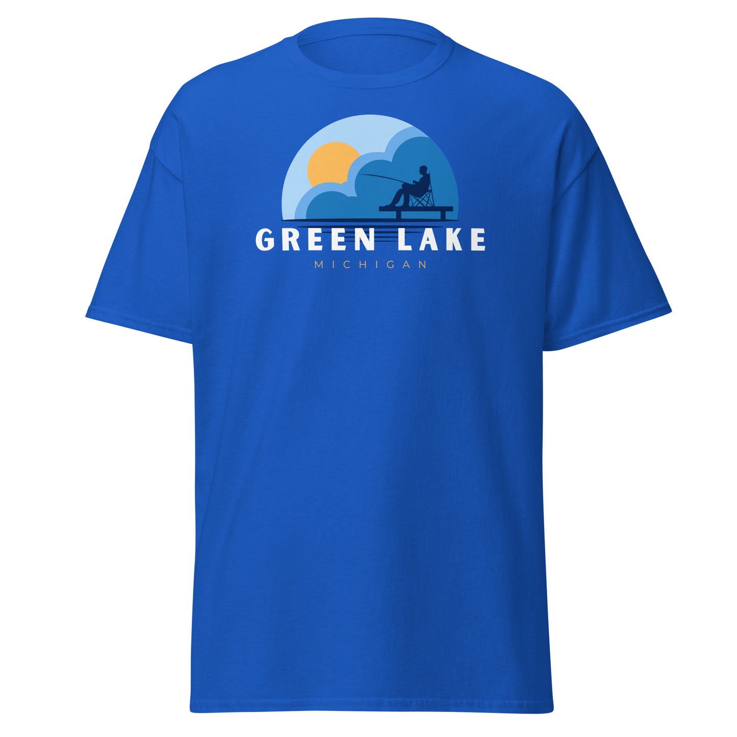 Green Lake Dock Fishing Tee