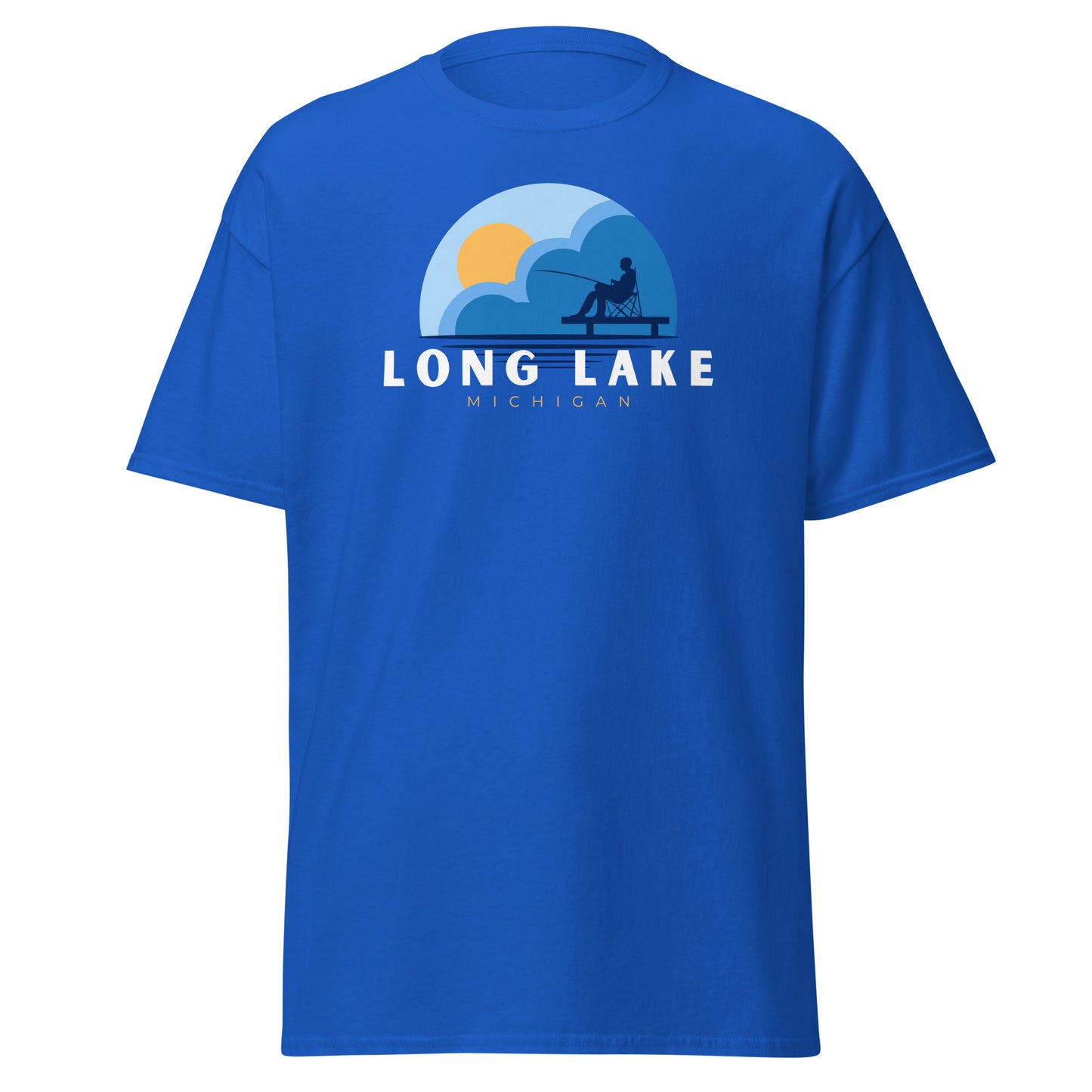 Long Lake Dock Fishing Tee