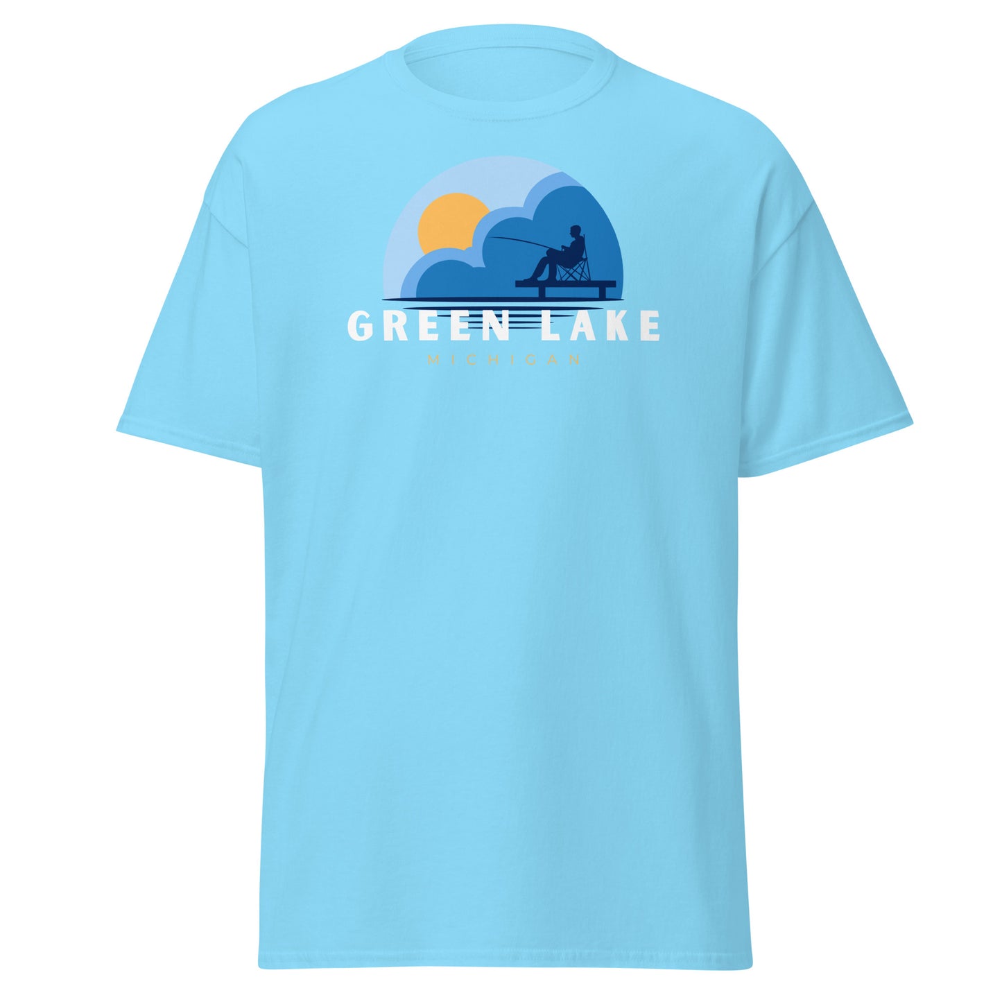 Green Lake Dock Fishing Tee