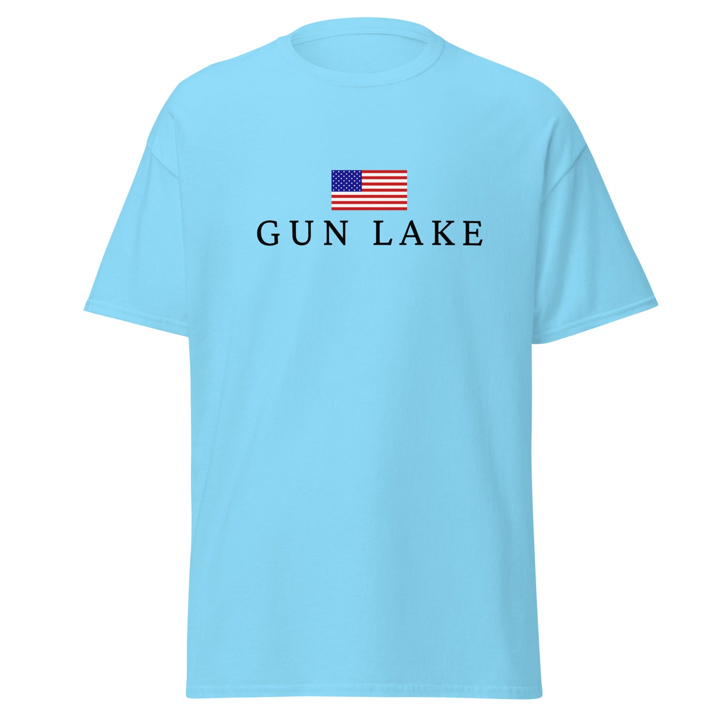 Gun Lake American Flag Tee