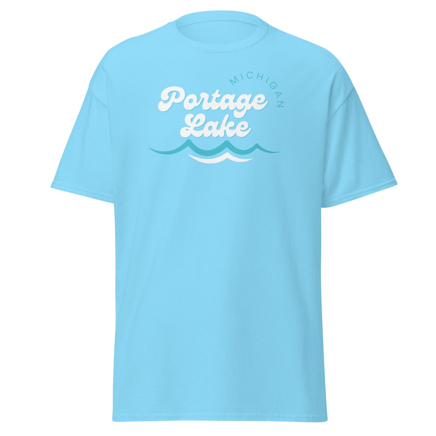 Portage Lake Waves Tee