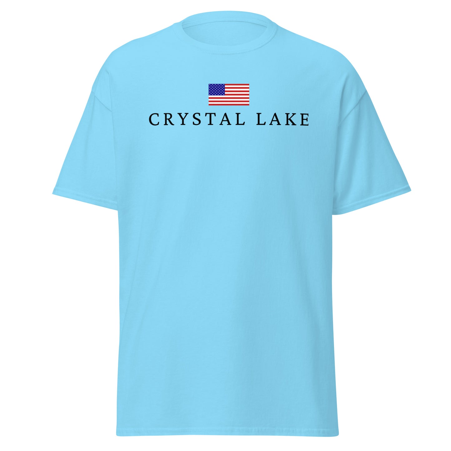 Crystal Lake American Flag Tee