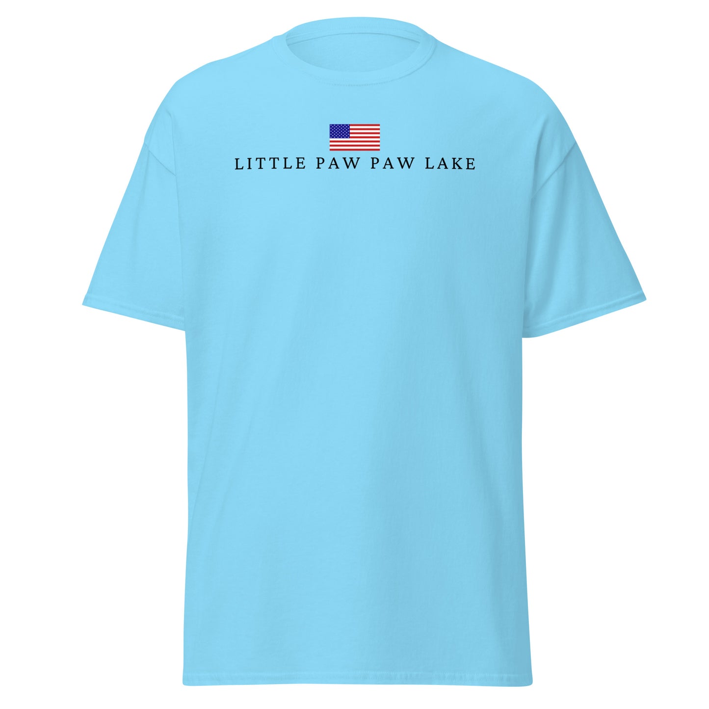 Little Paw Paw Lake American Flag Tee