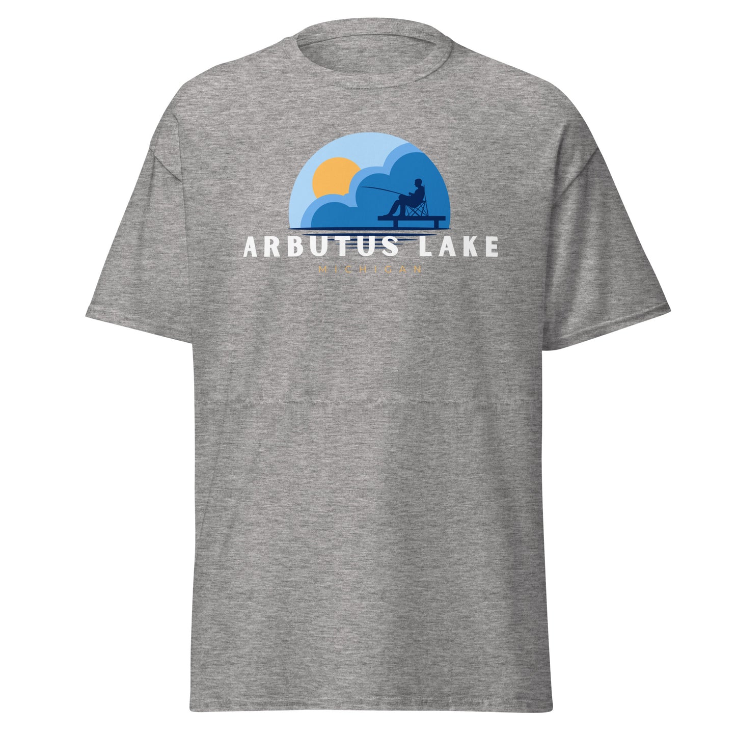 Arbutus Lake Dock Fishing Tee